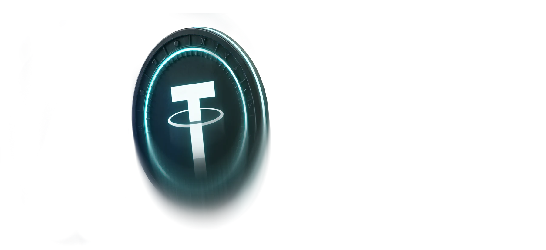 Tether coin artwork