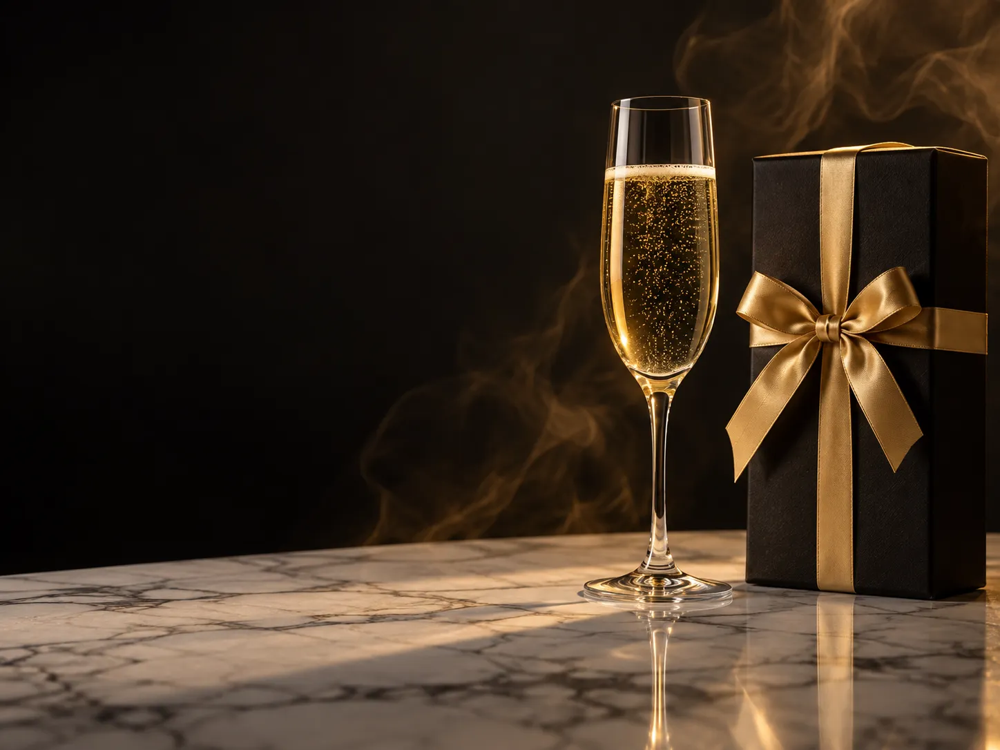 Glass of champagne set beside a casino table, marking a weekly reload moment